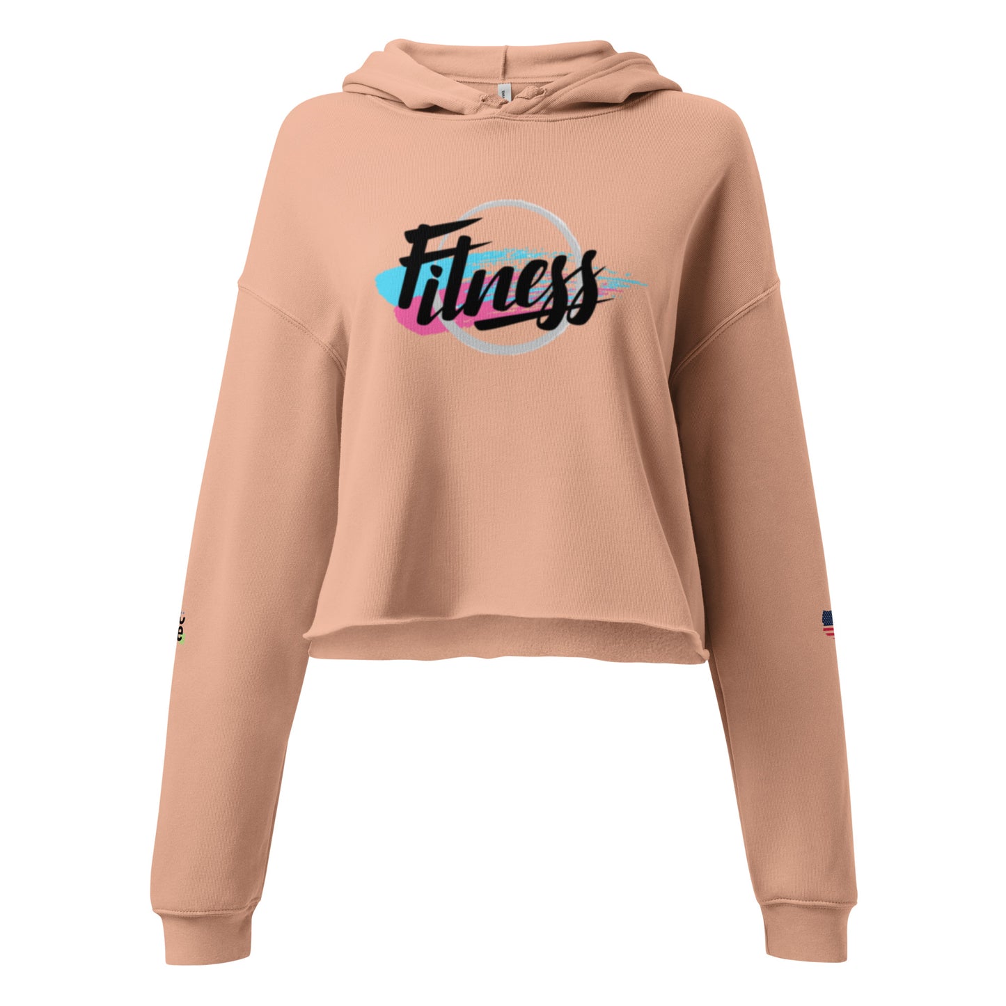 Women's Crop Hoodie- Fitness -
