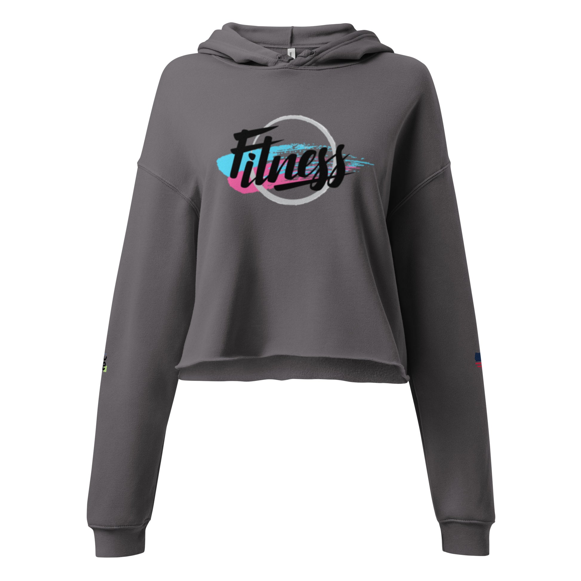 Women's Crop Hoodie- Fitness -