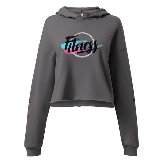 Women's Crop Hoodie- Fitness -