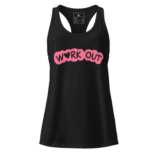 Women's Workout Tank Top - Fitted Racerback for Active Lifestyles -