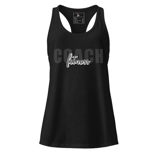 Women’s Fitted Racerback Tank Top - Perfect Women's Fitness Tank Top for Coaches and Athletes -