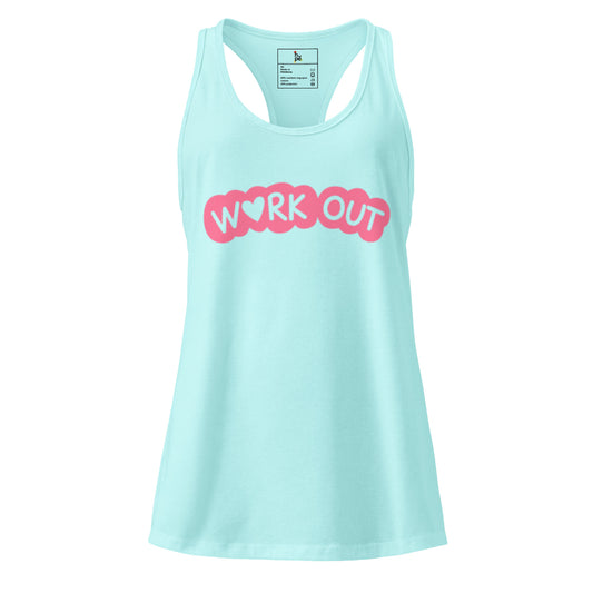 Women's Workout Tank Top - Fitted Racerback for Active Lifestyles -
