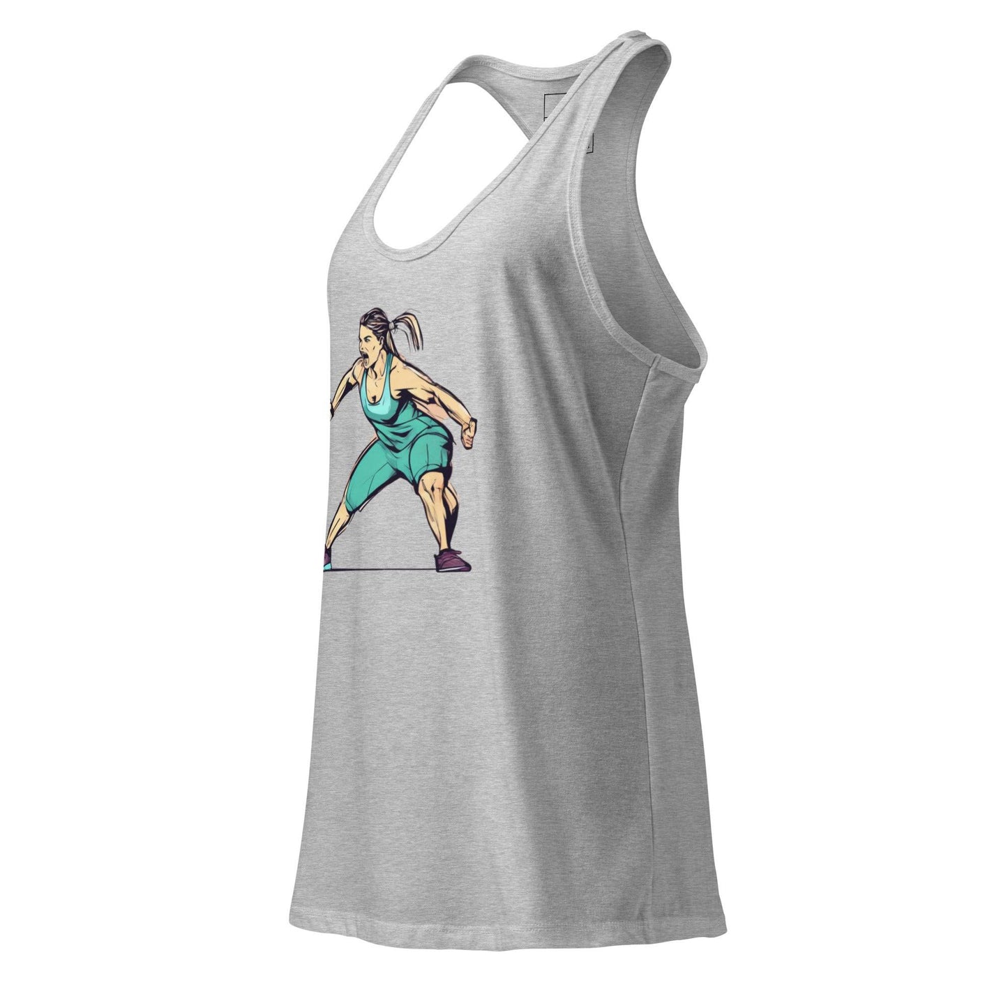 Women’s fitted Racerback Tank Top-Performance -