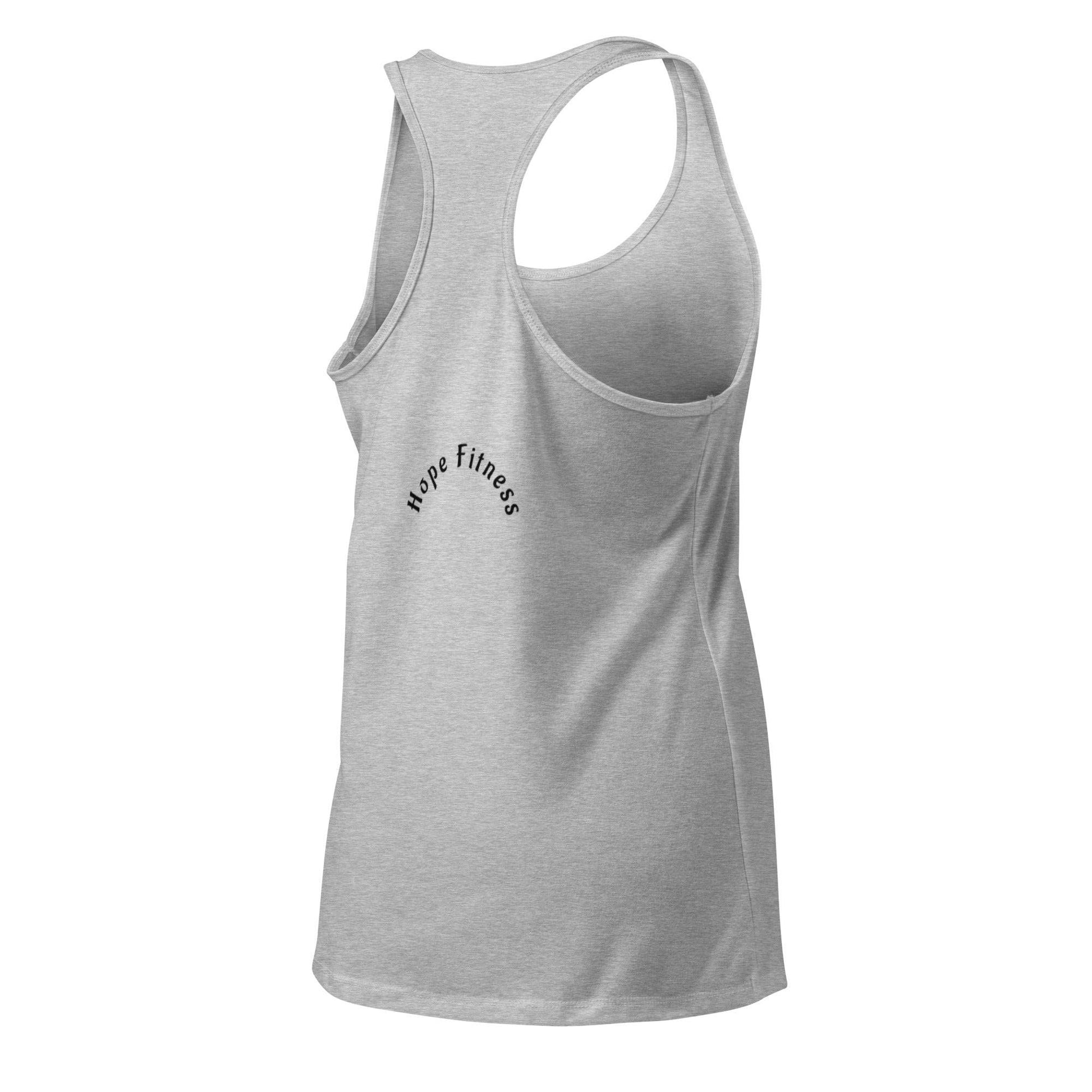 Women's Racerback Tank Top - She Lifts, She Leads -