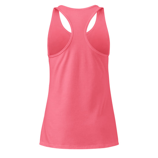 Women's Racerback Tank Top - Fitted Chaise Pain Design -