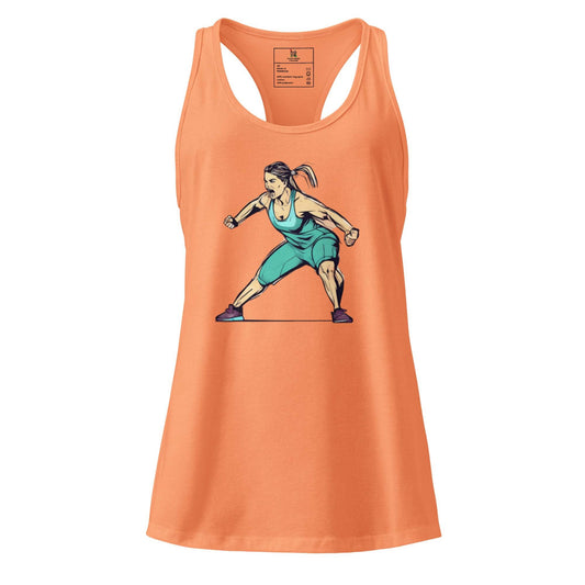 Women’s fitted Racerback Tank Top-Performance -