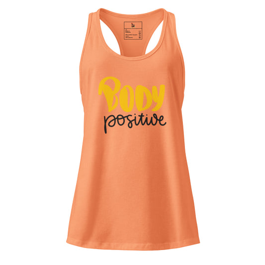 Women's Fitted Racerback Tank Top - Body Positive Style -