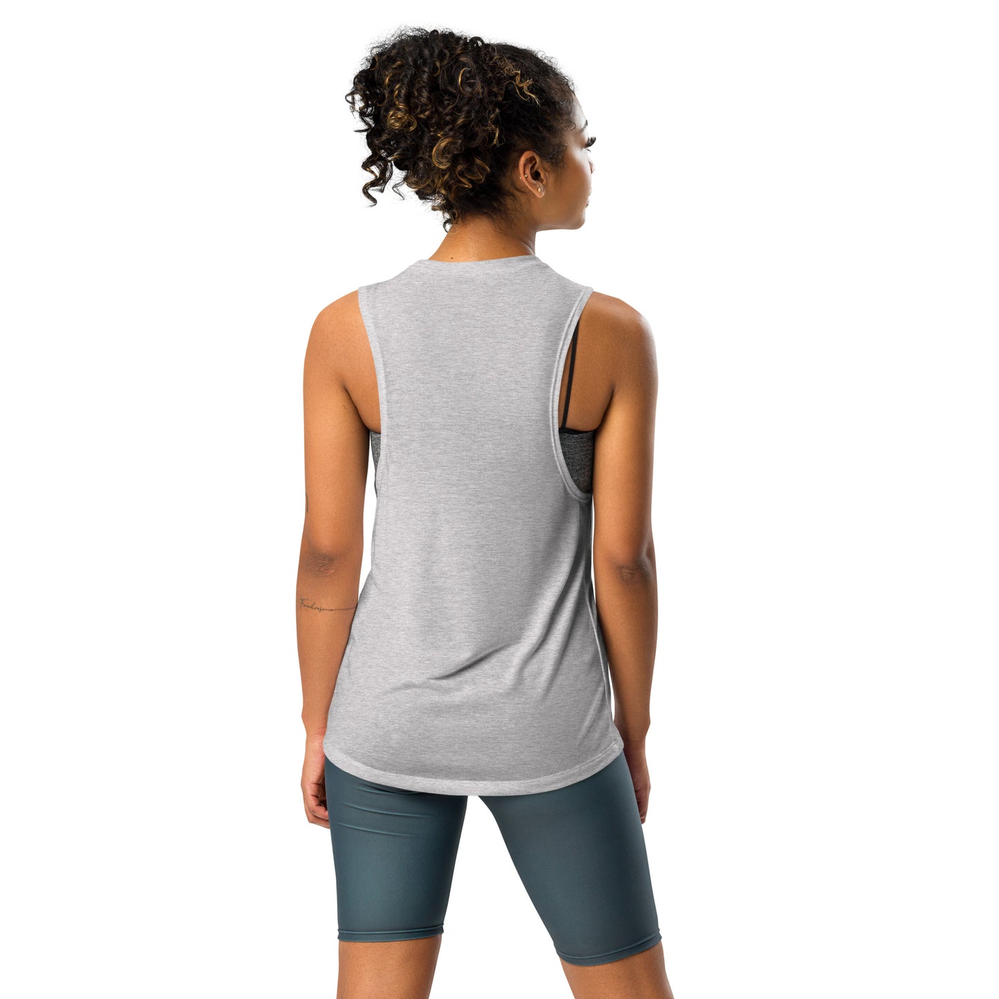 Ladies' Muscle Tank Love Basketball - Fitness Gym Tank Top for Hoop