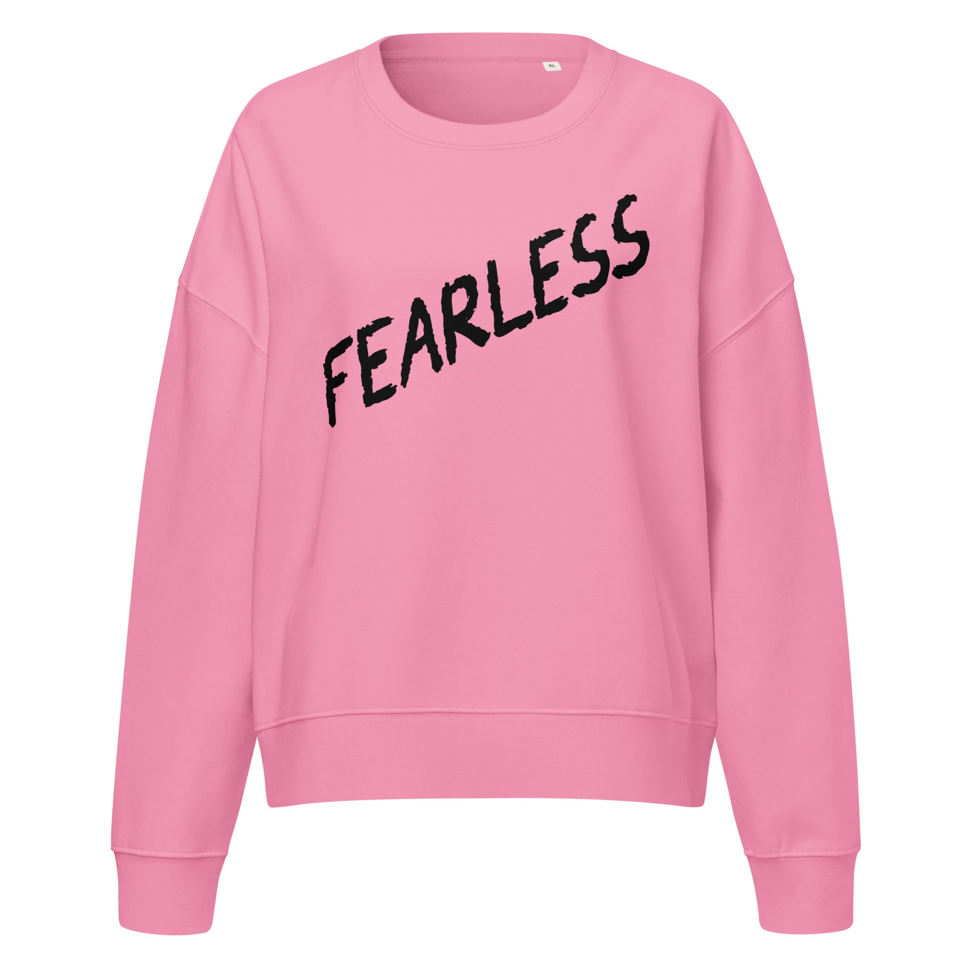 Women’s Organic Sweatshirt - Fearless Crew Neck Style -