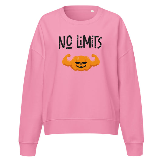 Women's Organic Sweatshirt - No Limits Halloween Edition for Eco-Friendly Style -