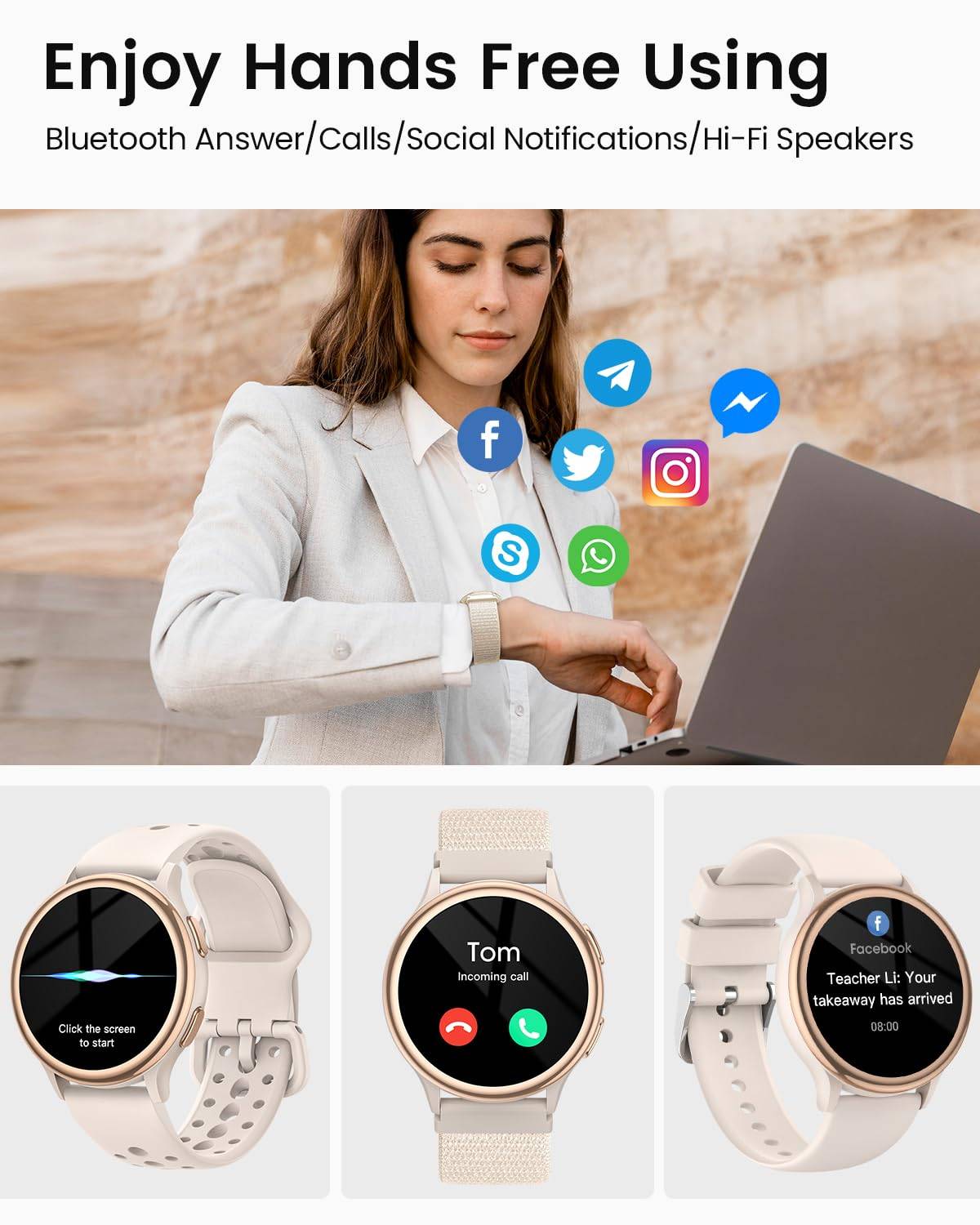 Aura Smartwatch - Elevate Your Lifestyle with Innovative Features -