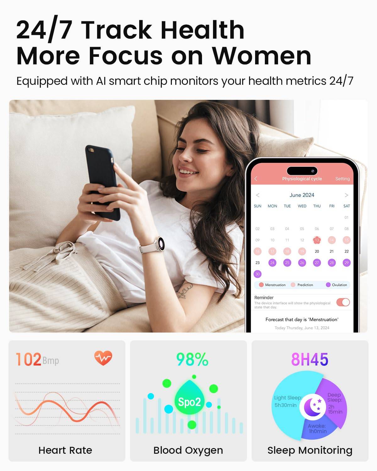 Aura Smartwatch - Elevate Your Lifestyle with Innovative Features -